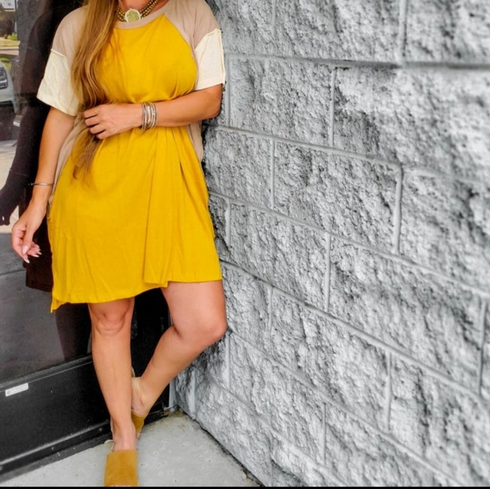 Umgee colorblock dress